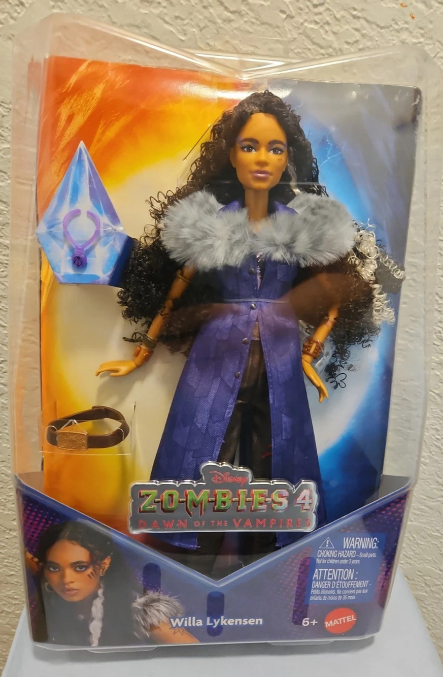Mattel Disney Zombies 4 Dawn of the Vampires Willa Lykensen Doll NIB New